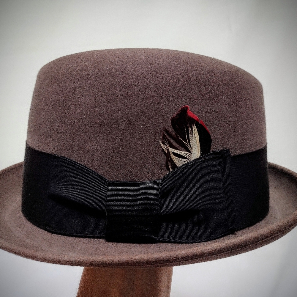 Pristine Vintage Adam Harvard '40 Fedora Fur Felt Hat Premier Quality 5th Ave NY - Picture 2 of 16